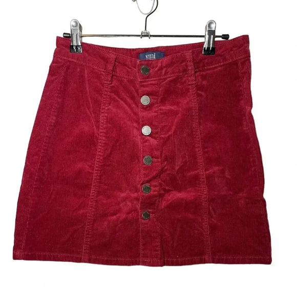 YMI Jeans Dresses & Skirts - YMI Jeans Red Corduroy Mini Skirt Women's Size 7/28